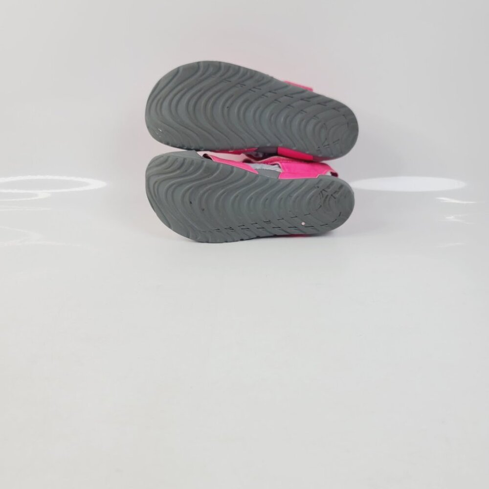 Nike Girl's‎ Pink Gray Sunray Protect II Close Toe Casual Sports Sandal Size 2Y - Picture 5 of 7